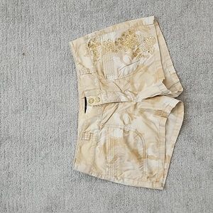 Express Taupe Camo Shorts